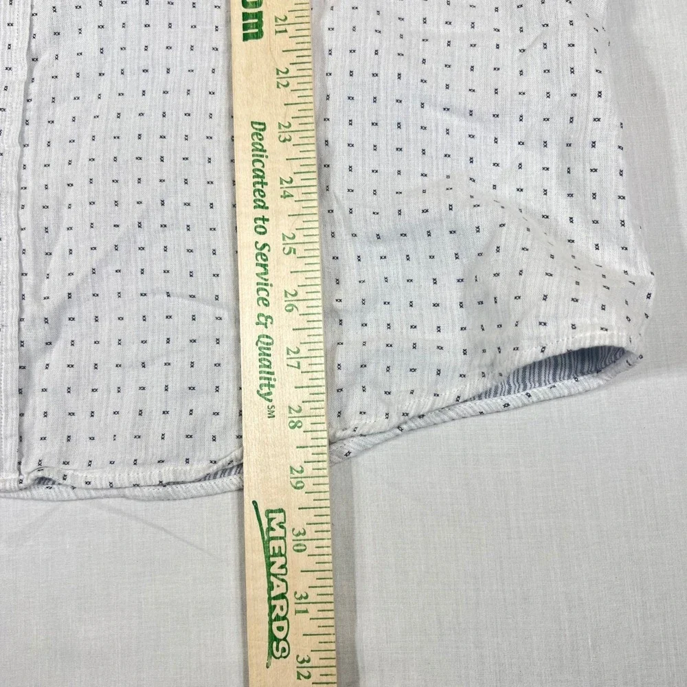 Banana Republic Untucked Fit Shirt Mens XL Long Sleeve Button Up